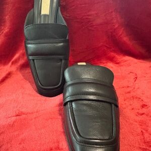 Franco Sarto Black Duval Mules